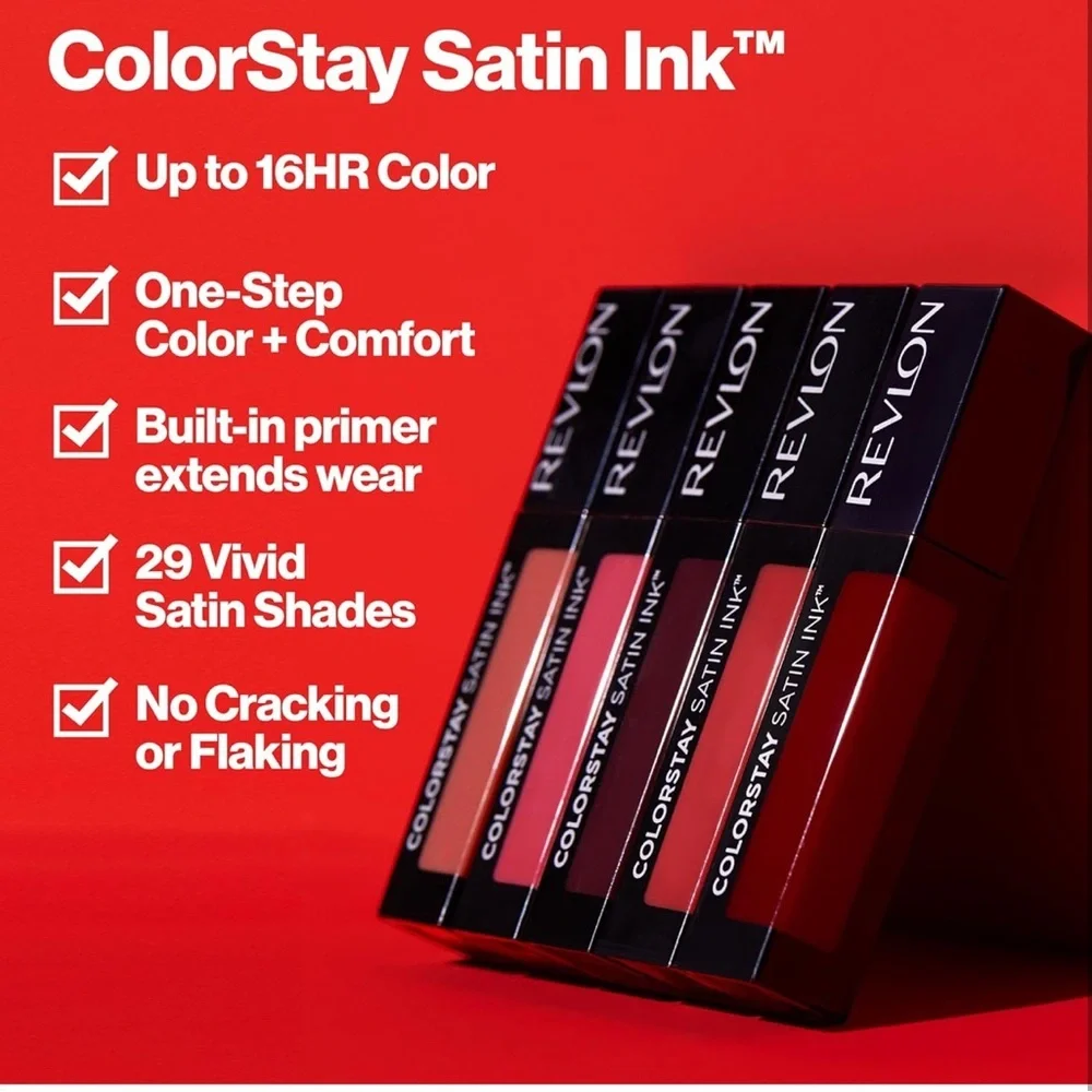 Revlon ColorStay Satin Ink Liquid Lipstick Sealed ~ Choose Your Shade.‎